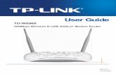 TD-W8968 - TP-Link · 2016. 8. 10. · This device complies with RSS 210 of Industry Canada. This Class B device meets all the requirements of the Canadian interference-causing equipment