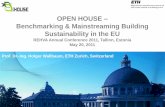OPEN HOUSE Benchmarking & Mainstreaming Building ......Benchmarking & Mainstreaming Building Sustainability in the EU REHVA Annual Conference 2011, Tallinn, Estonia May 20, 2011 Prof.