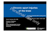14 Chronic sports injuries of the knee Andreisek...Chronic sport injuries of the knee 5th Musculoskeletal MRI meeting 2018: Knee MRI Saturday, May 5th, 2018; 14:00-16:00 Gustav Andreisek,
