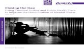 Closing the Gap - Vera Institute of Justice · 2 CLOSING THE GAP: USING CRIMINAL JUSTICE AND PUBLIC HEALTH DATA TO IMPROVE THE IDENTIFICATION OF MENTAL ILLNESS. 3 > Criminal justice