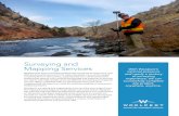 Surveying and Mapping Services - Woolpert · 2018. 9. 14. · our clients with high-quality and cost-effective surveying and mapping services. When combined with our photogrammetry