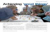 FEATURE STORY Achieving ‘great things’ · 2007. 10. 2. · key stakeholders, using our core competencies and financial suc-cess to make the world and our collective futures secure;
