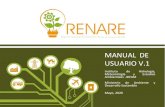 Manual de Usuario RENARErenare.siac.gov.co/GPY-web/utilidades/pdf/manualRenare.pdf · 2020. 5. 4. · Este manual tiene como finalidad instruir al usuario, facilitándole el uso de