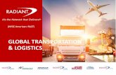 GLOBAL TRANSPORTATION & LOGISTICS...Ø Radiant provides global supply chain services, including domestic and international air and ocean freight forwarding and truckload, less-than-truckload,