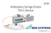 Ambulatory Syringe Drivers NIKI T34 In Service€¦ · Key differences in 1st, 2nd and 3rd Editions T34 1st and 2nd Edition T34 3rd Edition T34 Key Difference are ... Press YES to