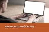 BusinessandScien,ﬁcWri,ng and Scientific...• Resume Writing Objectives • Identify writing that motivates a positive reader response. • Apply a focused strategy for writing.