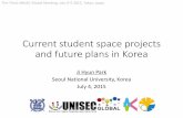 Current student space projects and future plans in Korea · 2015. 7. 18. · Current student space projects and future plans in Korea Ji Hyun Park Seoul National University, Korea