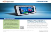 Panasonic recommends Windows. - Panasonic Toughpad · The Panasonic TOUGHPAD ® FZ-M1 is the fully rugged Windows tablet, built to enable mission-critical mobile worker productivity