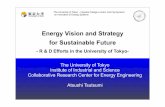 Energy Vision and Strategy for Sustainable Future...2008/01/31  · Collaborative Research Center for Energy Engineering Energy Material Division Energy System Division Energy Process