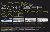 UP T 4O% OFF NEW YEAR SALE Blinds... · 2020. 2. 4. · NEW YEAR SALE 2000mm x 2150mm . FOR A FREE MEASURE AND QUOTE CALL 13 13 15 ... Includes St Lucia Sunscreen Rollers and Santini