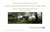 Risley Moss Nature Reserve SAC, SSSI, LNR...Risley Moss Local Nature Reserve Management Plan 3 1.0 Introduction This Management Plan has been produced to shape the further development