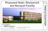 Proposed Hotel, Restaurant and Banquet Facility ARCHITECTURAL · proposed hotel, restaurant and banquet facility project # : ... rear yard setback 12.0 m waterline easement hotel