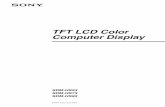 TFT LCD Color Computer Display · Cette notice s’applique aux Etats-Unis et au Canada uniquement. Si cet appareil est exporté aux Etats-Unis ou au Canada, utiliser le cordon d’alimentation