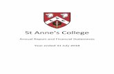 St Anne's Colleged307gmaoxpdmsg.cloudfront.net/collegeaccounts1718/St...Prof. M Reynolds Dr P Rice 3 St Anne’s College Report of the Governing Body Year ended 31 July 2018 Prof.