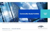 Commodity Model Portfolio August · Commodity Model Portfolio Investors get a well-diversified basket of 23 commodities across precious metals, industrial metals, energy and agricultural