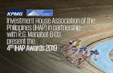 Investment House Association of the Philippines (IHAP) in … Presentation for IHAP members... · 2019. 6. 19. · KPMG is a global network of independent professional firms providing