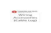 Wiring Accessories (Cable Lug) - Taiwan Meters...Wiring Accessories (Cable Lug) Taiwan Wiring Accessories Copper Tube terminals c Manufactured from soft drawn pure copper tube to JlS-H3300,