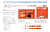 Page 1 of 4 WEB BONUS AT August/September 2015 Web Bonus: … · 2020. 1. 15. · August/September 2015 Web Bonus: That Cat Halloween Quilt Diagram I Row A Row B Row C Row D Make