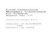 Local Government Boundary Commission For England Report No ... · 1. In a letter dated 10 March 1983 Rushmoor Borough Council requested us to undertake a review of their boundary