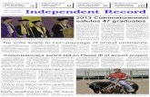 WYDOT presents 3 Hot Springs Independent Record · 2015. 4. 15. · WYDOT presents transportation improvements 16 Bobcat boys earn trophy at state track meet 6 Thermopolis Independent