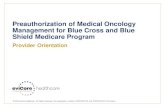 Preauthorization of Medical Oncology Management for Blue ......teams by specialty for Oncology, Hematology, Radiation Oncology, Spine/Orthopedics, Neurology, and Medical/Surgical 10