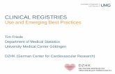 CLINICAL REGISTRIESbbs.ceb-institute.org/wp-content/uploads/2016/01/Friede... · 2016. 7. 18. · CLINICAL REGISTRIES Use and Emerging Best Practices. ... an organized system that