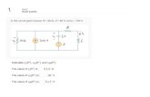 HW9 - ee101-winter18-01.courses.soe.ucsc.edu€¦ · 10.00 points The step response of a parallel RI-C circuit is 20 a—soot 10 (cos(400t) 2 V, t when the inductor is 10 ml-I. Find