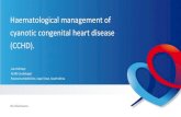 Haematological management of cyanotic congenital heart ......Cyanotic congenital heart disease (CCHD): focus on hypoxemia, secondary erythrocytosis, and coagulation alterations. Zabala