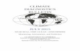CLIMATE DIAGNOSTICS BULLETIN · 160E-160W (bottom). Anomalies in the top and middle panels are departures from the 1981-2010 base period means and are normalized by the mean annual