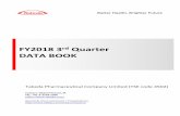 DATA BOOK · 2019. 2. 1. · This Databook and any materials distributed in connection with this Databook may contain forward-looking statements, beliefs or opinions regarding Takeda’s
