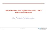 Performance and Applications of L1B2 Ultrasonic Motors Presentation final.pdf · Compact ultrasonic motors – Principle of operation: transferring electrical energy into mechanical