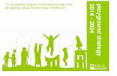 “to recognise, respect and resource play is to · Playground Evolution 21 PART 3 - Play Design Playground Development Model 23 Play Facilities 26 Playground Hierarchy 27 Design