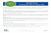 15 Effective Communication TIps - Good Grief 15/04/2017 آ  An effective communicator is an effective