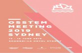 OSSTEM MEETING 2019 SYDNEYYONG JIN KIM Live Surgery - Broadcast from Korea DR. ANGIE PAPAS Introduction of Osstem Digital Guided Surgery: OneGuide DAY 1 - OSSTEM MEETING DAY 2 - ONE