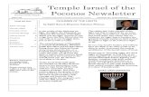 Temple Israel of the Poconos Newsletterbeta.asoundstrategy.com/sitemaster/userUploads/site393/Decembe… · Edition 566 A monthly publication of Temple Israel of the Poconos December