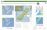 USGS Earthquake Hazard Program - U.S. GEOLOGICAL ......2011/02/21  · The February 21, 2011 South Island, New Zealand earthquake occurred as part of the aftershock sequence of the