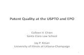 Patent Quality at the USPTO and EPO...FIG___: US v. EPO Examiner Use of Non-Patent Literature (~7K 2002 Matched App Pairs) US Examiner-cited NPL EPO Examiner-cited NPL Matches generated