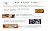 The Corner StoneThe Corner Stone...2016/04/05  · and talents or people to do face painting or have a bake sale or anything entertaining that would help draw a crowd, let our pastor,