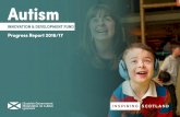 Autism - Inspiring Scotland · 2017. 8. 30. · Contents . 3. 5 6. 7 9. 17 23. 25 27. 31 Forewords. Autism Fund: Our year in numbers Fund progress. Strategic outcomes Spotlight on
