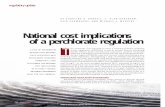 National cost implications of a perchlorate regulation T...was installed in the United States for perchlorate removal in 2001; Russell et al, 2008), perchlorate levels in samples collected