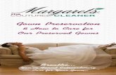 Gown Preservation - Margaret's Cleanersmargarets.com/pdfs/GownPreservationBooklet2019.pdf · The Preservation Process At Margaret’s, our wedding gown preservation service is the