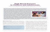 High Blood Pressure in Children and Adolescents · 2018. 10. 15. · Possible difference in blood pressure between right and left arms Abnormal echocardiogram findings Cushing syndrome