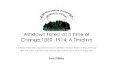 Ashdown Forest at a Time of Change,1850 -1914: A Timeline · 2017. 12. 11. · The Crimean War broke out, involving Britain, France and Russia. 1855 Lord Palmerston became Prime Minister.