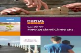 Guide for · 2018. 8. 7. · HoNOS | Guide for New Zealand Clinicians 3 Purpose of this guide This guide brings together resources that have previously been available as separate