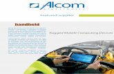Suppliersheet Ruggedizers Oktober 2018 - Alcom ElectronicsHandheld offers a wide selection of rugged computers including pda’s, handhelds and enterprise smartphones. Our rugged handhelds