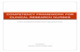 COMPETENCY FRAMEWORK FOR CLINICAL RESEARCH ...cambridge.crf.nihr.ac.uk/wp-content/uploads/2015/04/...This Competency Framework brings together the knowledge and skills of Clinical