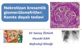 Nekrotizan kresentik glomerülonefritler Kanıta dayalı tedavi · 2013. 12. 11. · •Sınıflama •Etyoloji •Klinik •Tanı ... Astım ve granulom (-) Granülom (+) Astım