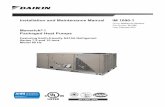 Part Number: IM 1090 February 2016 Maverick I Packaged ......Date: February 2016 Maverick ® I Packaged Heat Pumps Featuring Earth-friendly R410A Refrigerant Series 7.5 and 10 tons