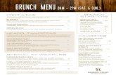 BRUNCH MENU 8AM - 2PM (SAT. & SUN.)€¦ · choose two: braised onion, chipotle, roasted red pepper, or tomato tarragon CALAMARI 8.5 TAVERN CHIPS 8 CRAB MAC & CHEESE 9 BRUNCH STARTERS