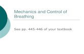 Mechanics of Breathing - WordPress.com · 2017. 3. 6. · Mechanics of breathing Air does not flow into and out of the body on its own. It involves the movement of a number of muscles,